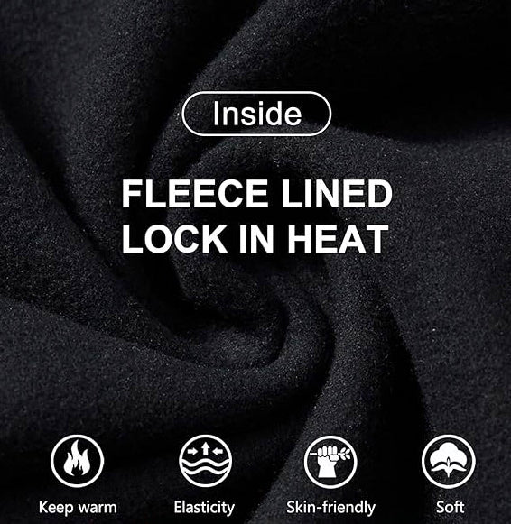 Fleece Lined Tummy Control Workout Leggings With Pockets