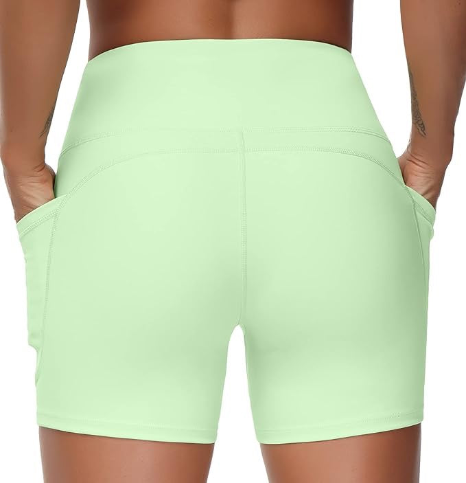 Biker Shorts - White Logo (Color Set 2)