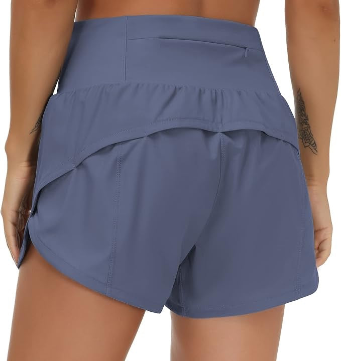 Quick Dry Shorts With Liner - White Logo (Color Set 1)