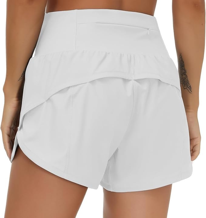 Quick Dry Shorts With Liner - White Logo (Color Set 1)