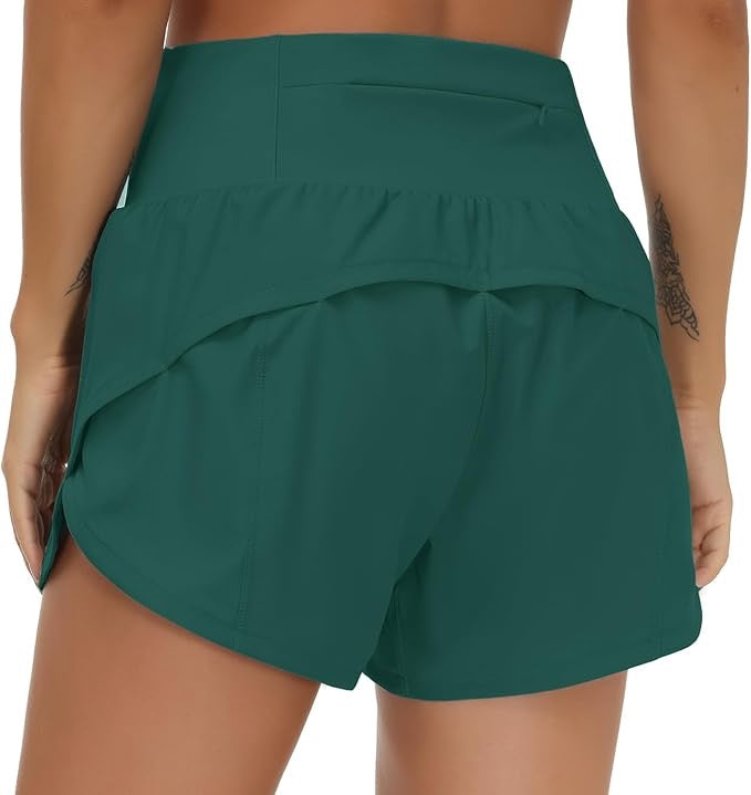 Quick Dry Shorts With Liner - White Logo (Color Set 1)