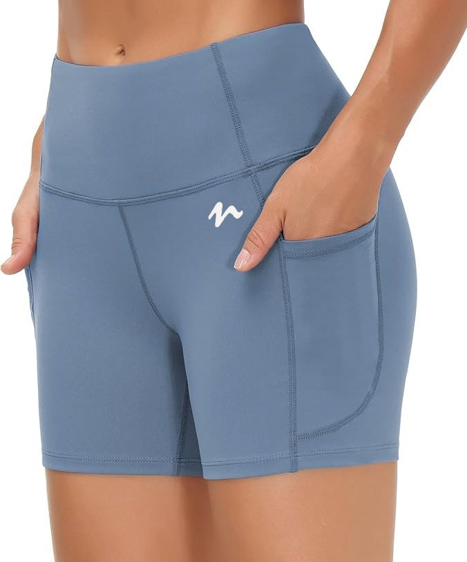 Biker Shorts - White Logo (Color Set 1)