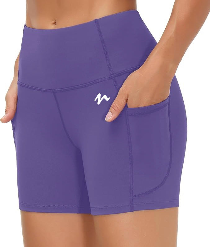 Biker Shorts - White Logo (Color Set 1)