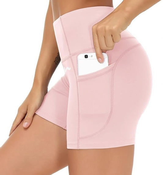 Biker Shorts - White Logo (Color Set 2)