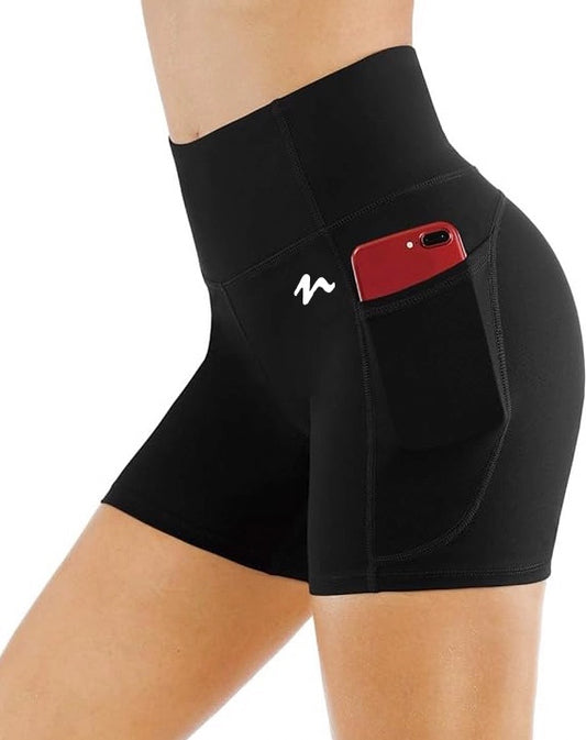 Biker Shorts - White Logo (Color Set 1)