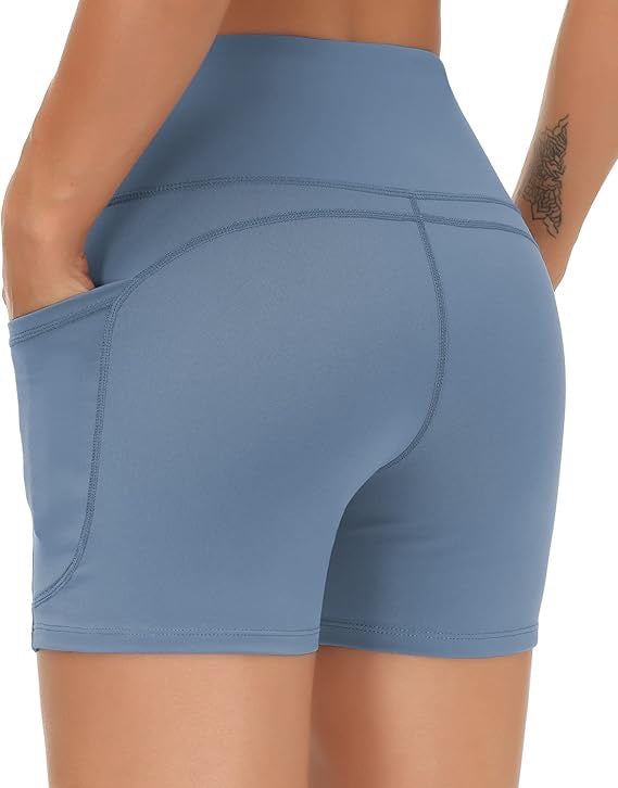 Biker Shorts - White Logo (Color Set 1)