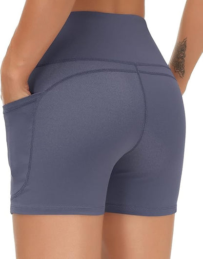 Biker Shorts - White Logo (Color Set 1)