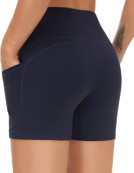 Biker Shorts - White Logo (Color Set 2)
