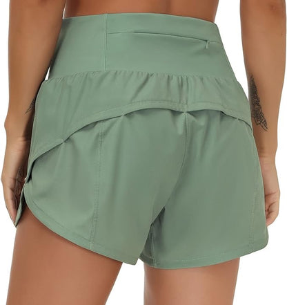 Quick Dry Shorts With Liner - White Logo (Color Set 1)