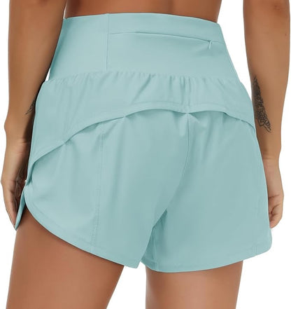 Quick Dry Shorts With Liner - Black Logo (Color Set 2)