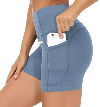 Biker Shorts - White Logo (Color Set 1)