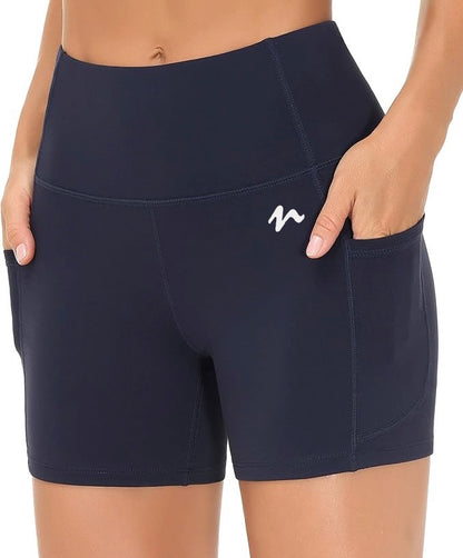Biker Shorts - White Logo (Color Set 2)