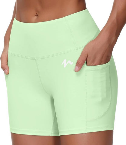 Biker Shorts - White Logo (Color Set 2)