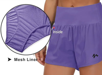 Quick Dry Shorts With Liner - Black Logo (Color Set 2)