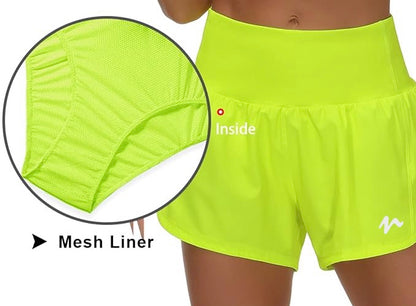 Quick Dry Shorts With Liner - White Logo (Color Set 2)