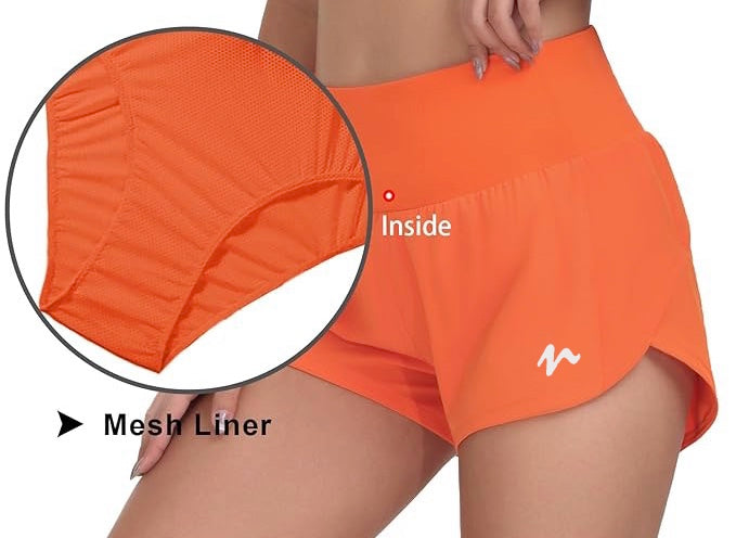Quick Dry Shorts With Liner - White Logo (Color Set 2)
