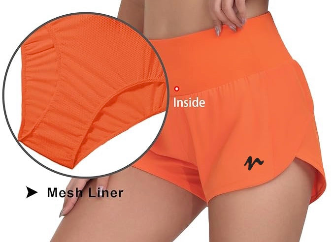 Quick Dry Shorts With Liner - Black Logo (Color Set 2)