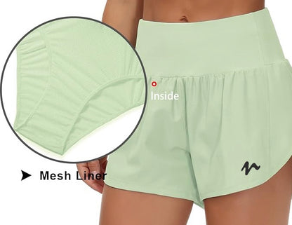 Quick Dry Shorts With Liner - Black Logo (Color Set 2)