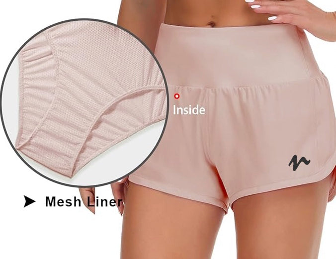 Quick Dry Shorts With Liner - Black Logo (Color Set 2)