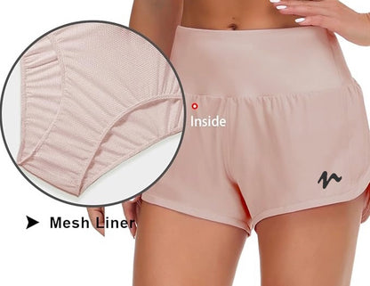 Quick Dry Shorts With Liner - Black Logo (Color Set 2)