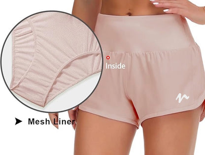 Quick Dry Shorts With Liner - White Logo (Color Set 2)