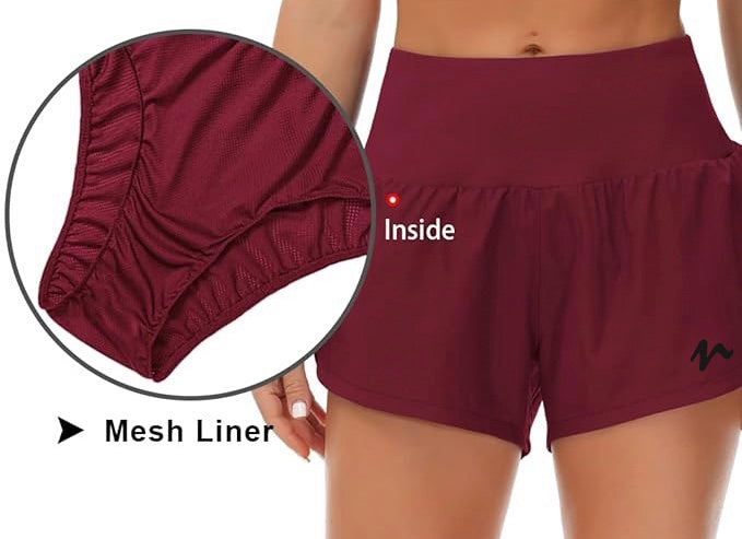 Quick Dry Shorts With Liner - Black Logo (Color Set 2)