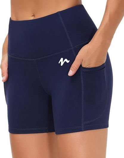 Biker Shorts - White Logo (Color Set 1)