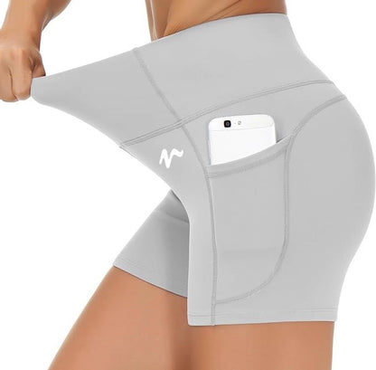 Biker Shorts - White Logo (Color Set 1)