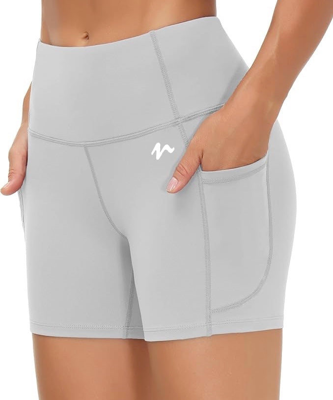 Biker Shorts - White Logo (Color Set 1)