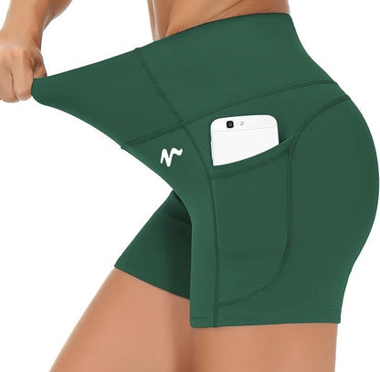 Biker Shorts - White Logo (Color Set 1)