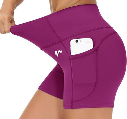 Biker Shorts - White Logo (Color Set 1)
