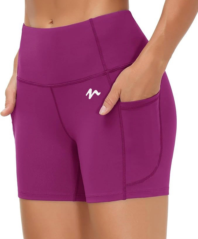 Biker Shorts - White Logo (Color Set 1)