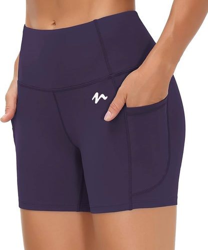 Biker Shorts - White Logo (Color Set 2)