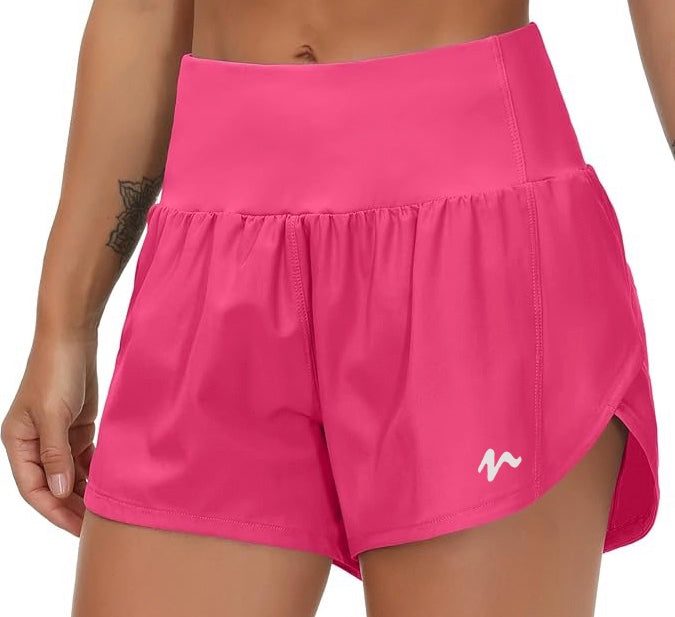 Quick Dry Shorts With Liner - White Logo (Color Set 1)