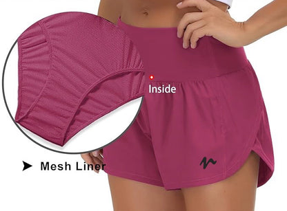 Quick Dry Shorts With Liner - Black Logo (Color Set 2)
