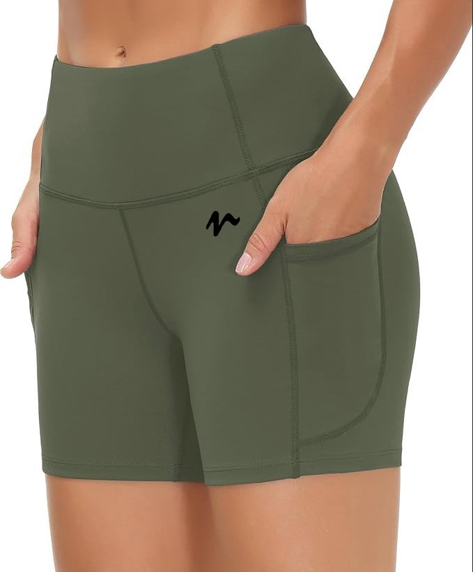 Biker Shorts - Black Logo (Color Set 1)