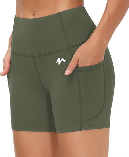 Biker Shorts - White Logo (Color Set 1)