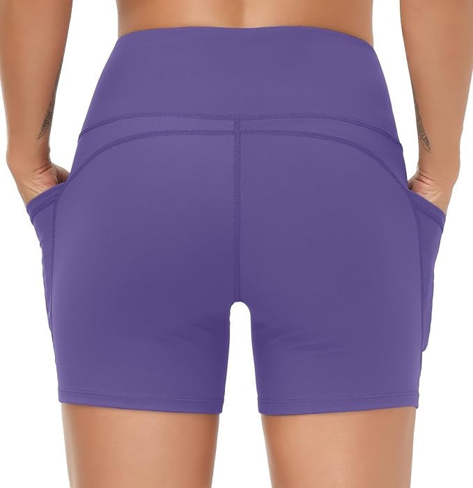 Biker Shorts - White Logo (Color Set 1)